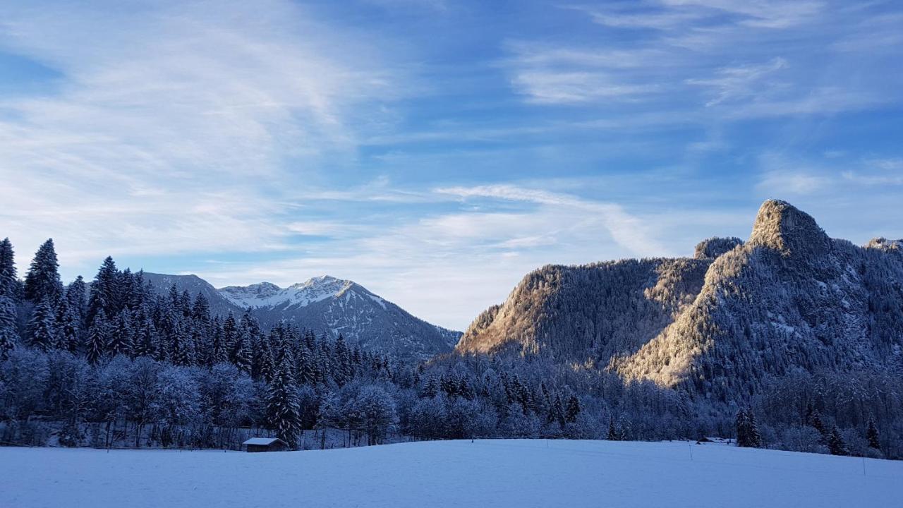 Ferienwohnung Gipfelglueck Oberammergau Dış mekan fotoğraf